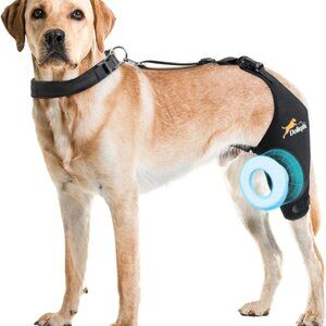 Dog Knee Brace for Torn ACL Hind Leg Hot/Cold Compress patella dislocation Left
